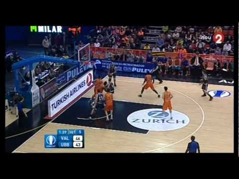 Valencia Basket 60 - Uxue Bilbao Basket 61 (J4 Last16 - Eurocup - Segunda parte / 2nd half)