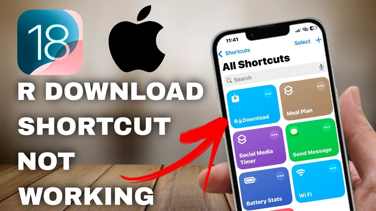 How to Fix R Download Shortcut Not Working iOS 18 | Complete Guide