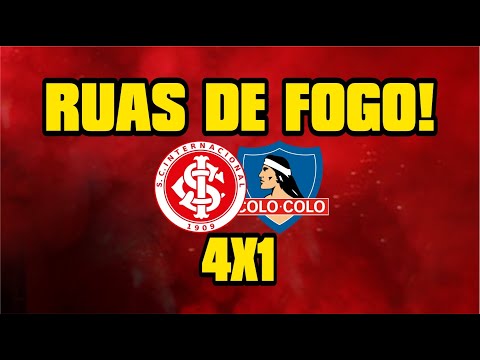 "RUAS DE FOGO! INTER X COLO-COLO" Barra: Guarda Popular • Club: Internacional