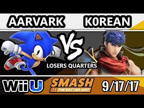 STR 2017 Smash 4 - BSD | Aarvark (Sonic, etc.) Vs.Brult | KOrean (Ike, etc.) - Smash Wii U - LQ