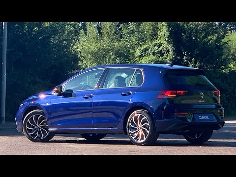 Volkswagen NEW Golf 8 Life in 4K 2020 Atlantic Blue 17 inch "Ventura" Walk around & detail inside