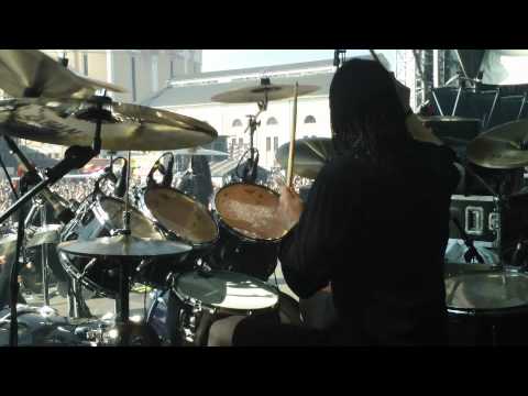 Pearl Artist Daniel Erlandsson/Arch Enemy Drum Cam Tuska 2011 - Bloodstained Cross