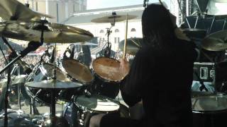 Pearl Artist Daniel Erlandsson/Arch Enemy Drum Cam Tuska 2011 - Bloodstained Cross