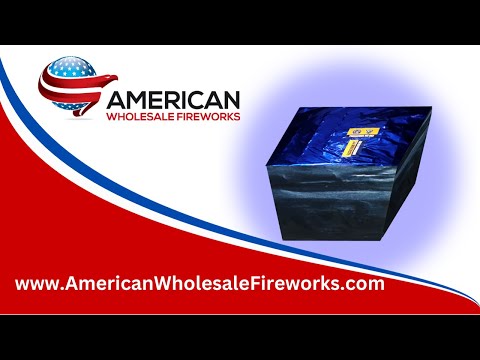 Cake - 49s Gold Crackling Tail To Ti Gold Palm ... Available at American Wholesale Fireworks!