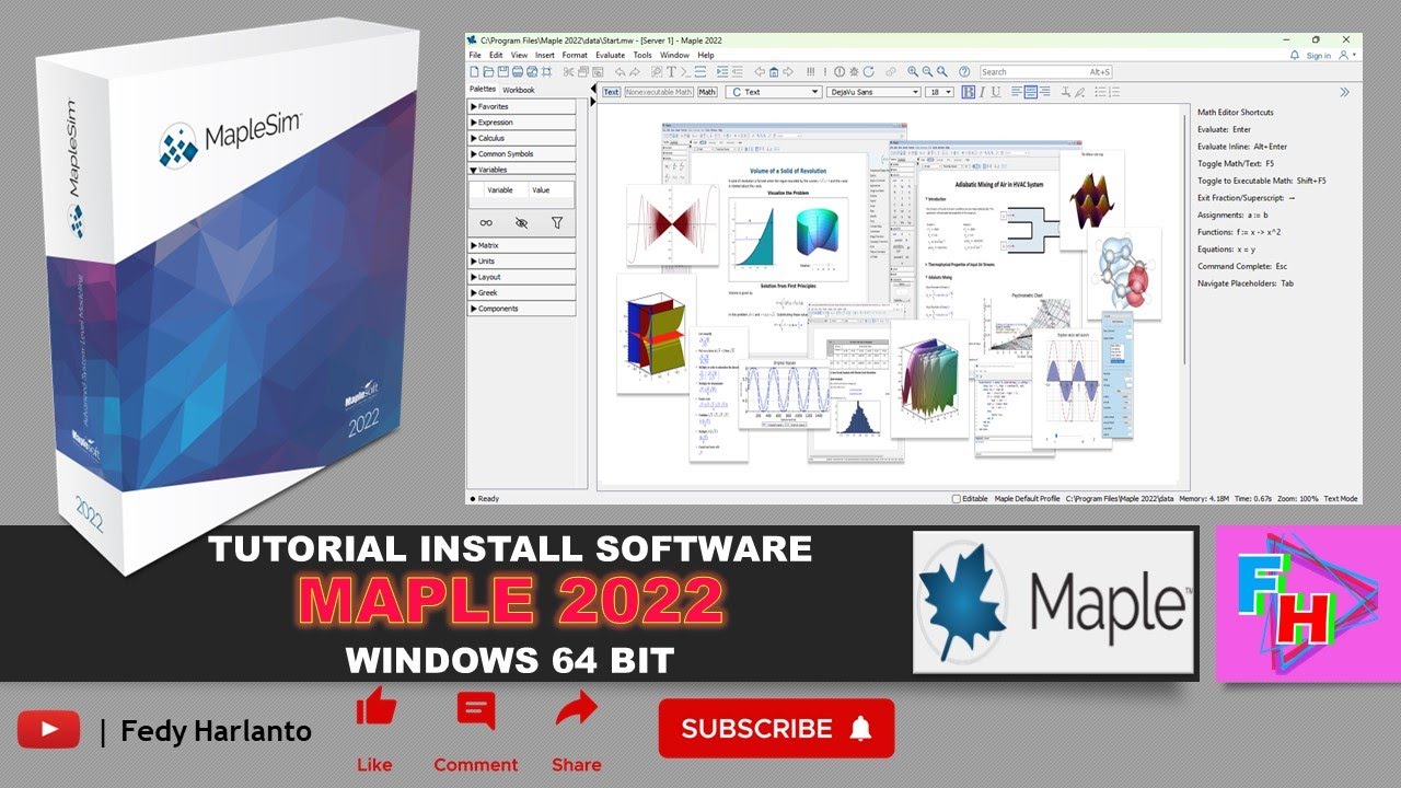 Tutorial Instal Software Maple 2022 | Windows 64 Bit