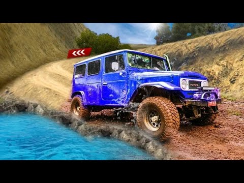 Tough 4x4 Offroad Jeep Car Driving Simulator Game - Android GamePlay - Jeep Car Drive simulator