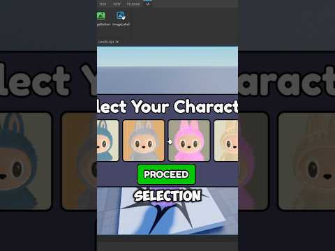 How to make character selection on spawn in roblox studio tutorial #roblox #robloxstudiotutorial