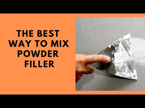 How to Mix and Use Powder Wall Filler TRADE TIP