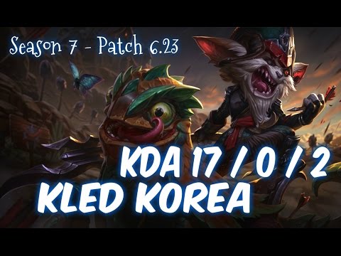KLED Korea vs RUMBLE Top - Patch 6.23 KR Ranked