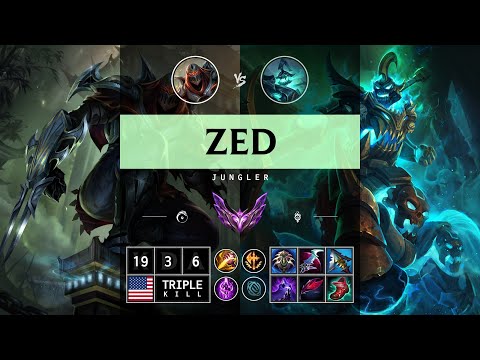 Zed Jungle vs Hecarim - NA Master Patch 14.13