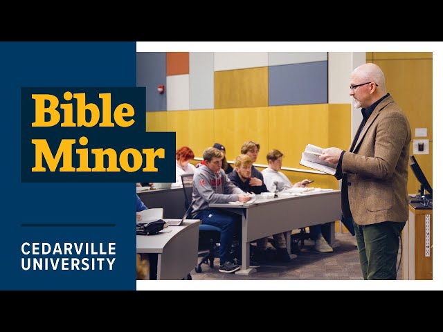 Thumbnail for video titled: Why Get a Bible Minor at Cedarville University?