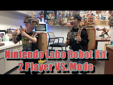 Nintendo Labo Robot Kit - 2 Player Vs. Mode Demonstration