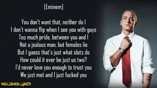 Eminem - Superman ft. Dina Rae (Lyrics)