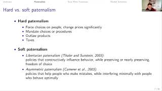 Lecture 23: Policy with Behaviorial Agents