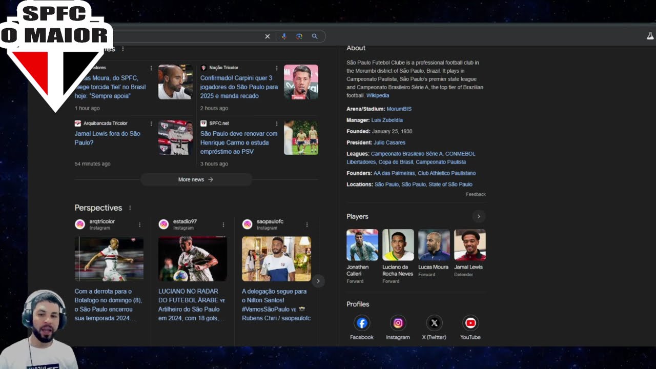 GLOBO ESPORTE SÃO PAULO! ULTIMAS NOTÍCIAS DO SÃO PAULO HOJE! SPFC NOTÍCIAS DE HOJE! SPFC PLAY! SPFC