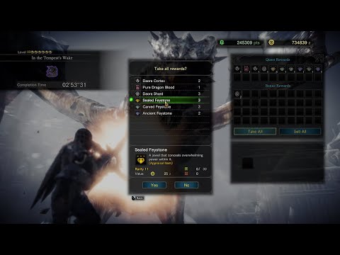 Monster Hunter World Iceborne | Easiest way to farm Sealed Feystones under 3 minutes