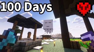 Minecraft Hardcore 100 Days - Surviving a Frozen World (Days 22-27)
