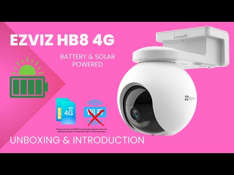 EZVIZ HB8 4G 2K Pan & Tilt Battery Camera Unboxing & Review | Outdoor Security Made Easy