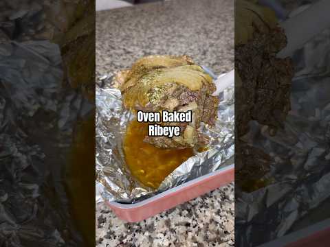 Oven Baked Ribeyes #ribeyesteak #slowcookerrecipe #dinnerideas