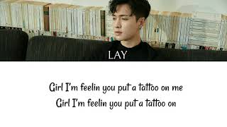 Lay - Tattoo Lyrics Video(English Version)