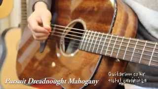 Video thumbnail for [기타인]   Breedlove Pursuit Dreadnought Mahogany Guitar by Guitar Rest