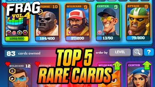 Frag Pro Shooter - Top 5 Rare Cards | Frag Lord Yt 🔥🤯