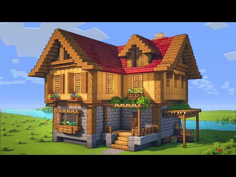 EPIC Starter House Build - Minecraft Tutorial 1.20