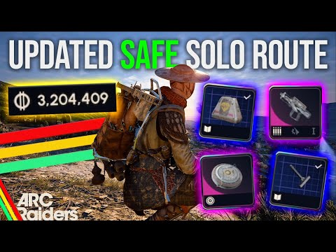 UPDATED BEST PvE (No PvP) Solo Loot Route Guide for Every Map in ARC Raiders! 100k+ Coins