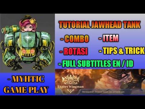 TUTORIAL JAWHEAD TANK / ROAM | MYHTIC GAME PLAY | TRIO RANK.