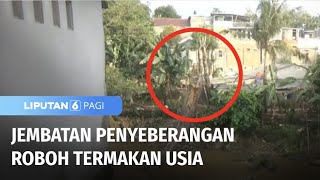 Download lagu Jembatan Penyeberangan Penghubung Jakarta-Depok Roboh | Liputan 6 mp3 Download lagu Jembatan Penyeberangan Penghubung Jakarta-Depok Roboh | Liputan 6 mp3
