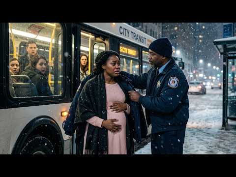 They Kicked The Pregnant Woman Off The Bus In The Snow. The Driver Took Off His Jacket And Did This
