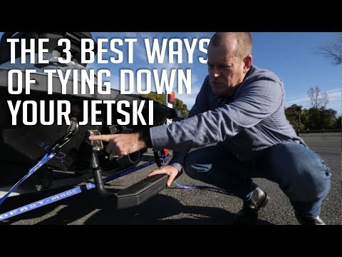 How to Tie Down your PWC / Jetski to a Trailer?