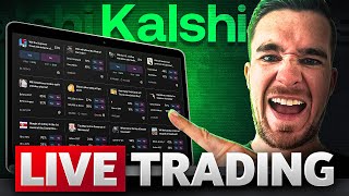 LIVE: Trading Crypto and Prediction Markets! [Kalshi]