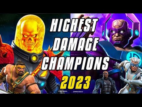 MCOC TOP 10 HIGHEST DAMAGE OUTPUT CHAMPIONS! (SEPTEMBER 2023) | MARVEL CONTEST OF CHAMPIONS