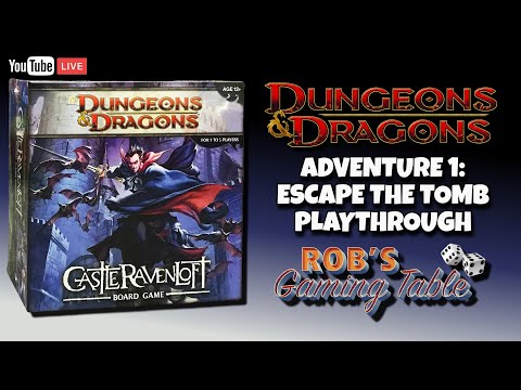Dungeons & Dragons: Castle Ravenloft Board Game Solo Playthrough (Adventure 1)