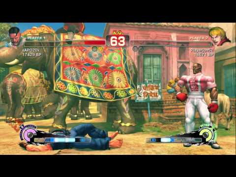 [SSF4] Japanese Ranked Match: xAPO20x vs Playerjun52.MP4