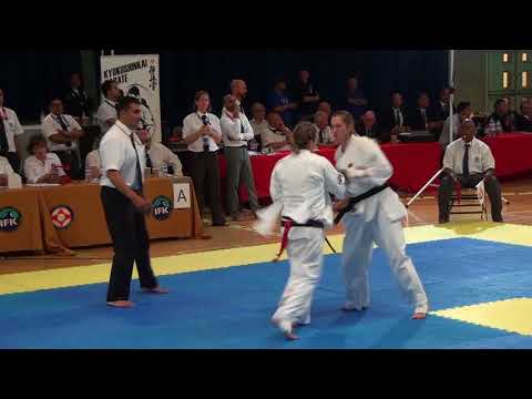 British Karate Kyokushinkai 8th Cup of Europe Lilla Herczeg v Emma Markwell