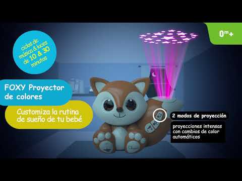 Chicco Foxy Muzikālā Naktslampiņa - Projektors 0m+