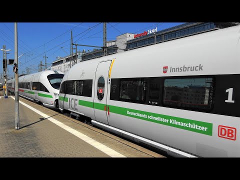 Nürnberg Hauptbahnhof: Ausfahrt  2 ICE-T als ICE 1600 & ICE1710