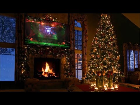 Trans-Siberian Orch Multicam Boston 12202014 Over Christmas Tree Scene/w Fireplace Ambience