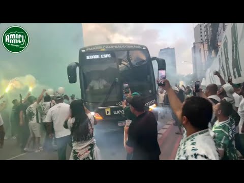 AO VIVO | APOIO DA TORCIDA DO PALMEIRAS NO ALLIANZ PARQUE