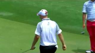 Round 1 QLD PGA King Henry Birdie on the last  for a opening 69