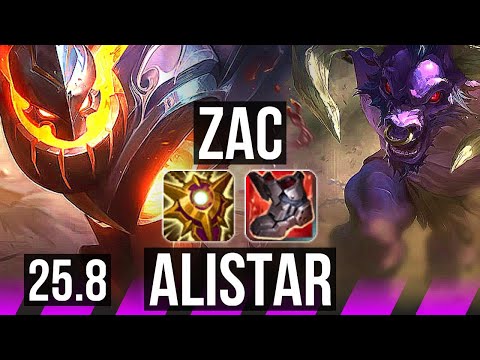 ZAC & Caitlyn vs ALISTAR & Varus (SUP) | 5/1/16 | KR Master | 25.8