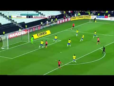 BRASIL E CORÉIA DO SUL amistoso da seleção brasileira