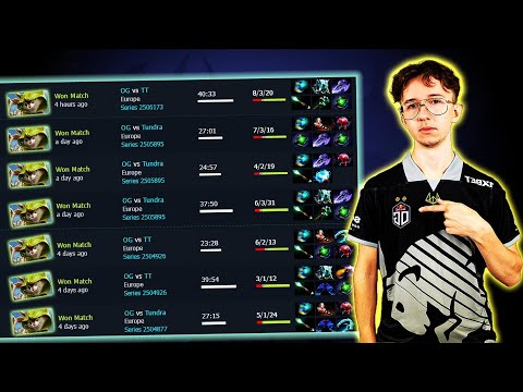 How 12K MMR OG.Ari has a 100% Winrate as Hoodwink in Pro Games