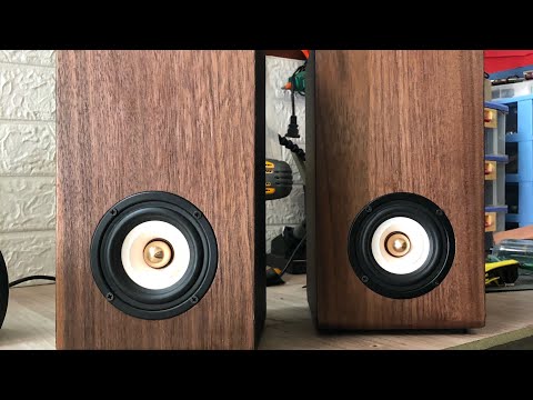 DIY - Bookshelf Speaker with Walnut veneer