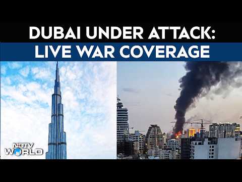 Dubai Attack | Burj Khalifa | Iran Attack On Dubai | Iranian Shahed Drone Striking Dubai