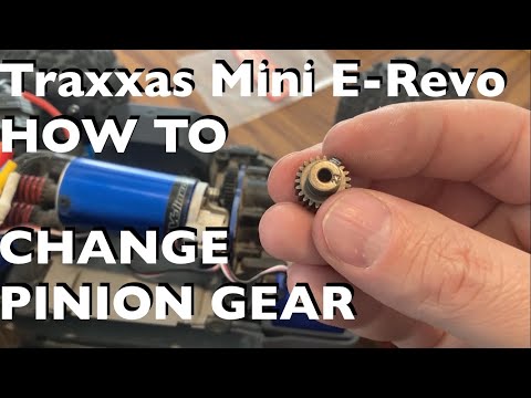 How to Change Pinion Gear aka “Speed Gear” on Traxxas Mini E-Revo