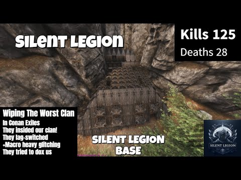 We WIPED the Biggest Cheaters in Conan Exiles - Silent Legion