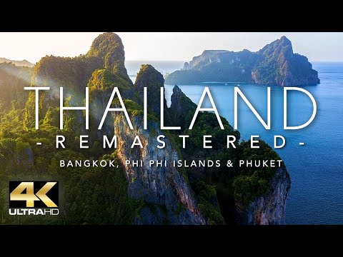 THAILAND 4K Long Video of Bangkok, Phi Phi Islands & Phuket - DRONE FOOTAGE (ULTRA HD)